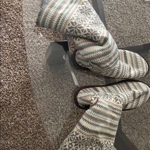 Muk Luks sweater boots